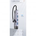 هاب 5 پورت USB-C مک دودو مدل HU-7750