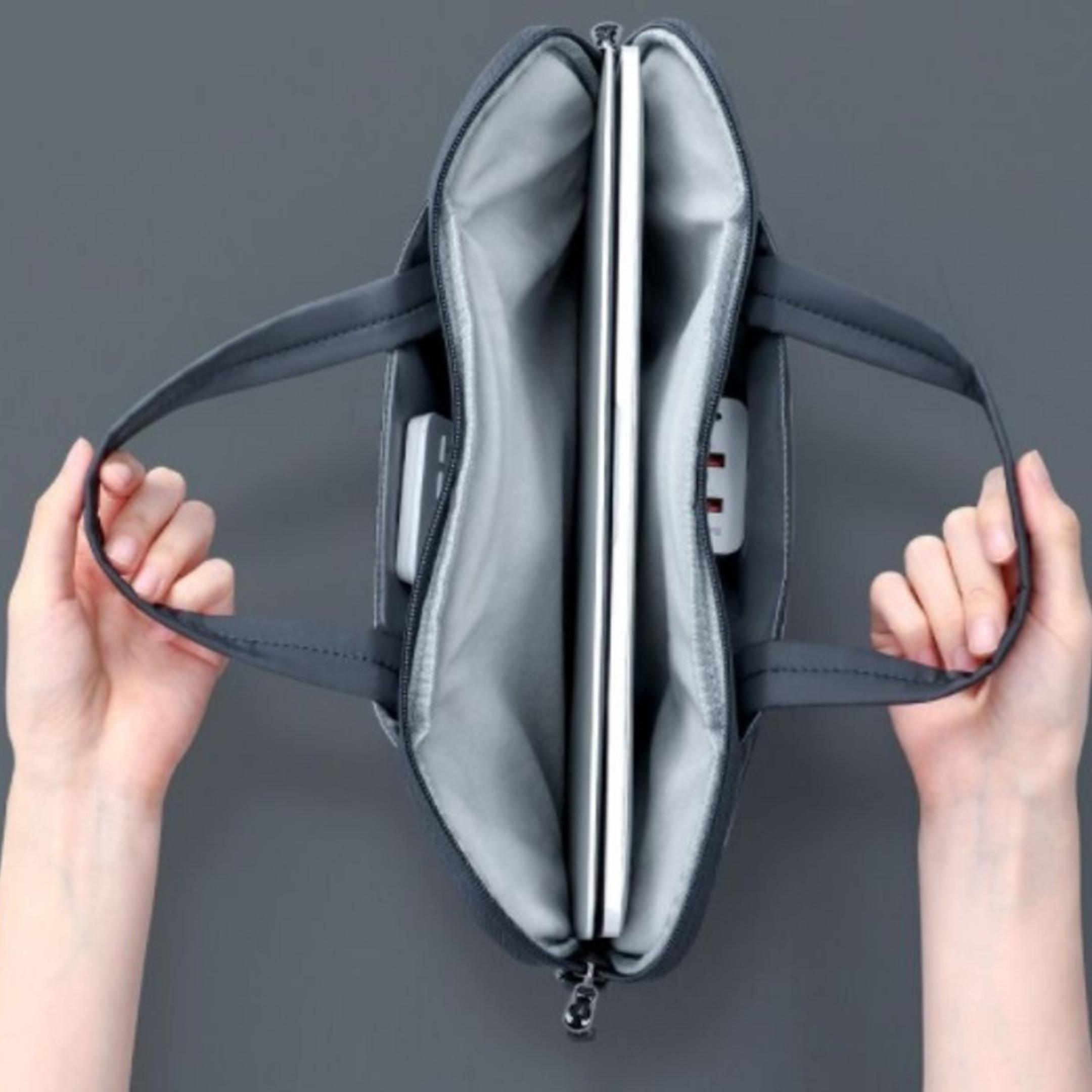 کیف دوشی لپتاپ باسئوس مدل LBJN مناسب برای لپتاپ ۱۵.۶ اینچی