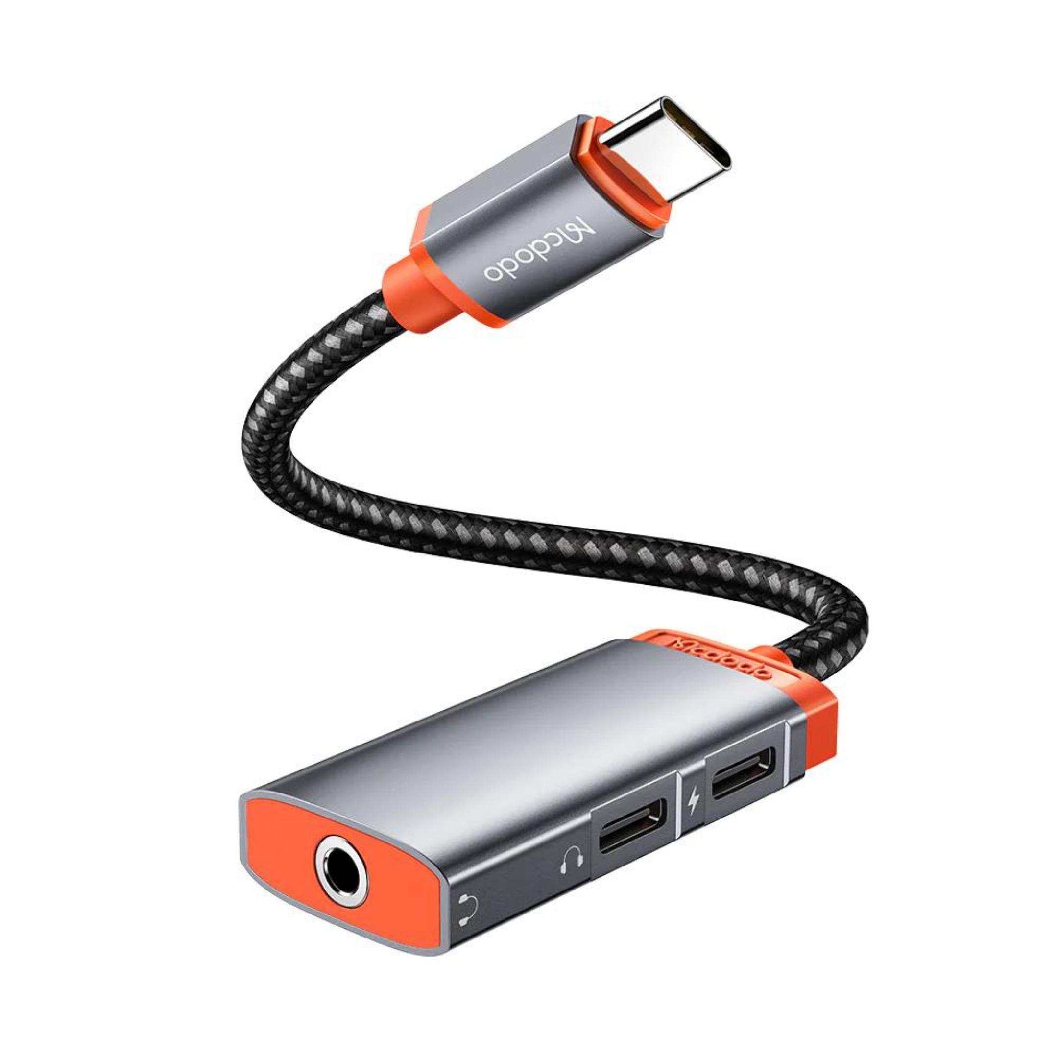 مبدل USB-C به جک 3.5 میلیمتری/ USB-C مک دودو مدل CA-0490