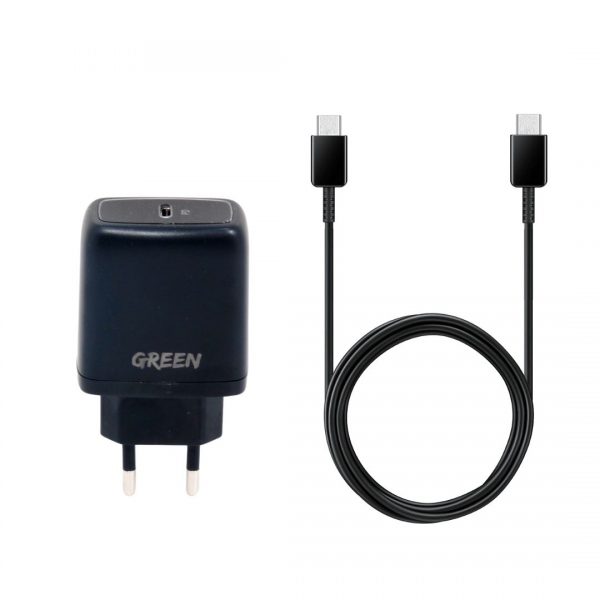 شارژر دیواری گرین‌ مدل GN20 به همراه کابل USB-C