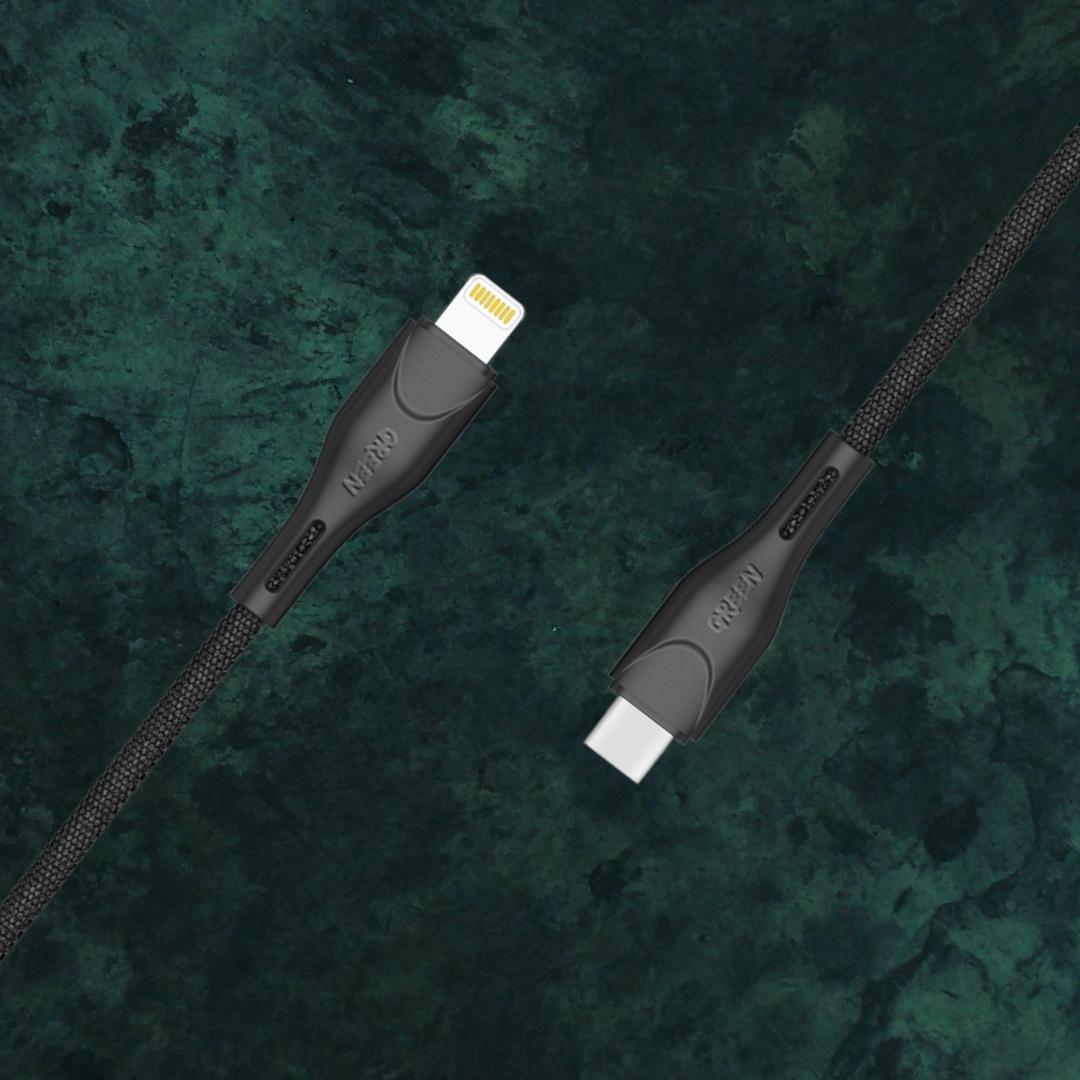 کابل تبدیل لایتنینگ به USB-C گرین لاین مدل GN30CMCTLG طول 0.30 متر