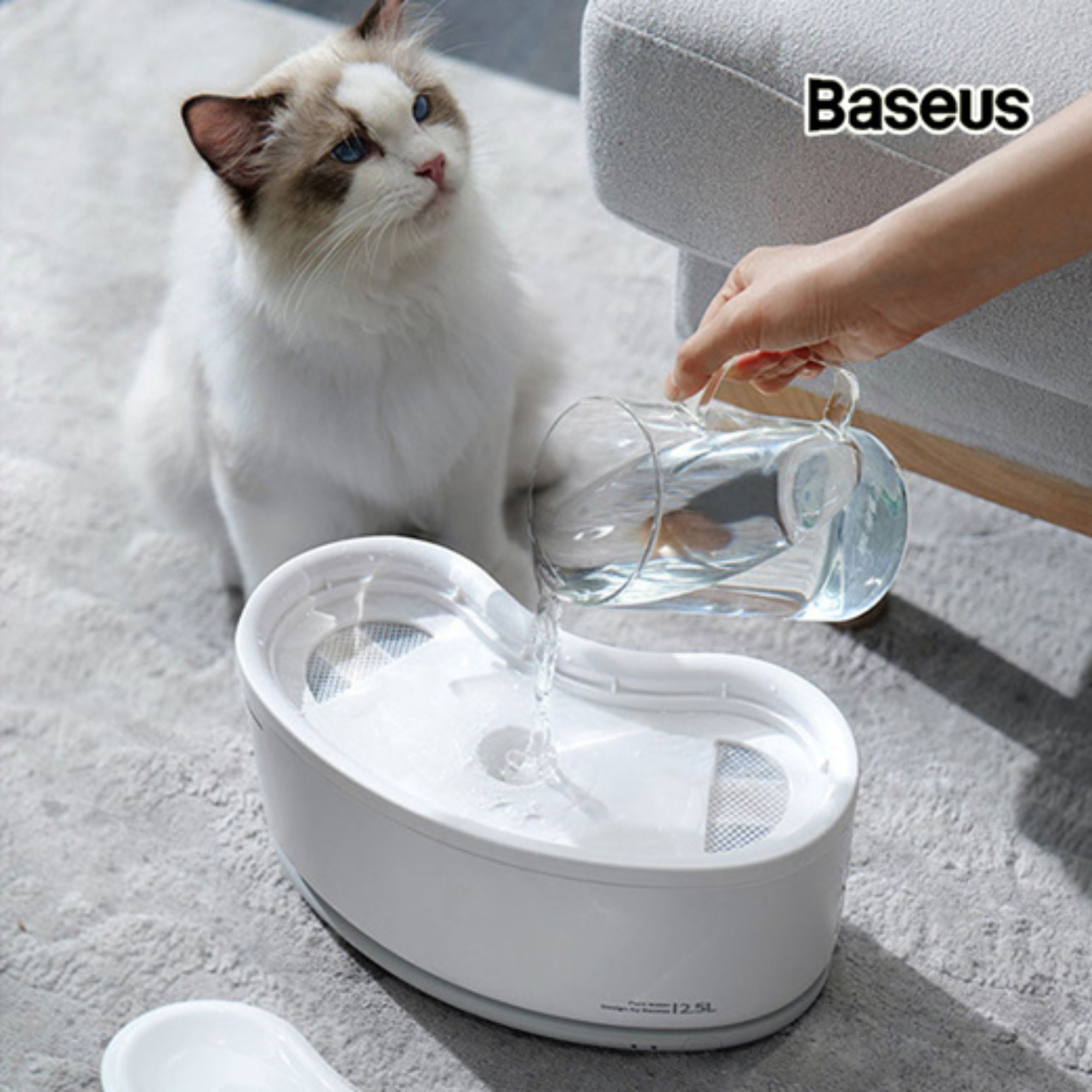 ظرف آب هوشمند حیوانات خانگی باسئوس مدل Lotis Y1
