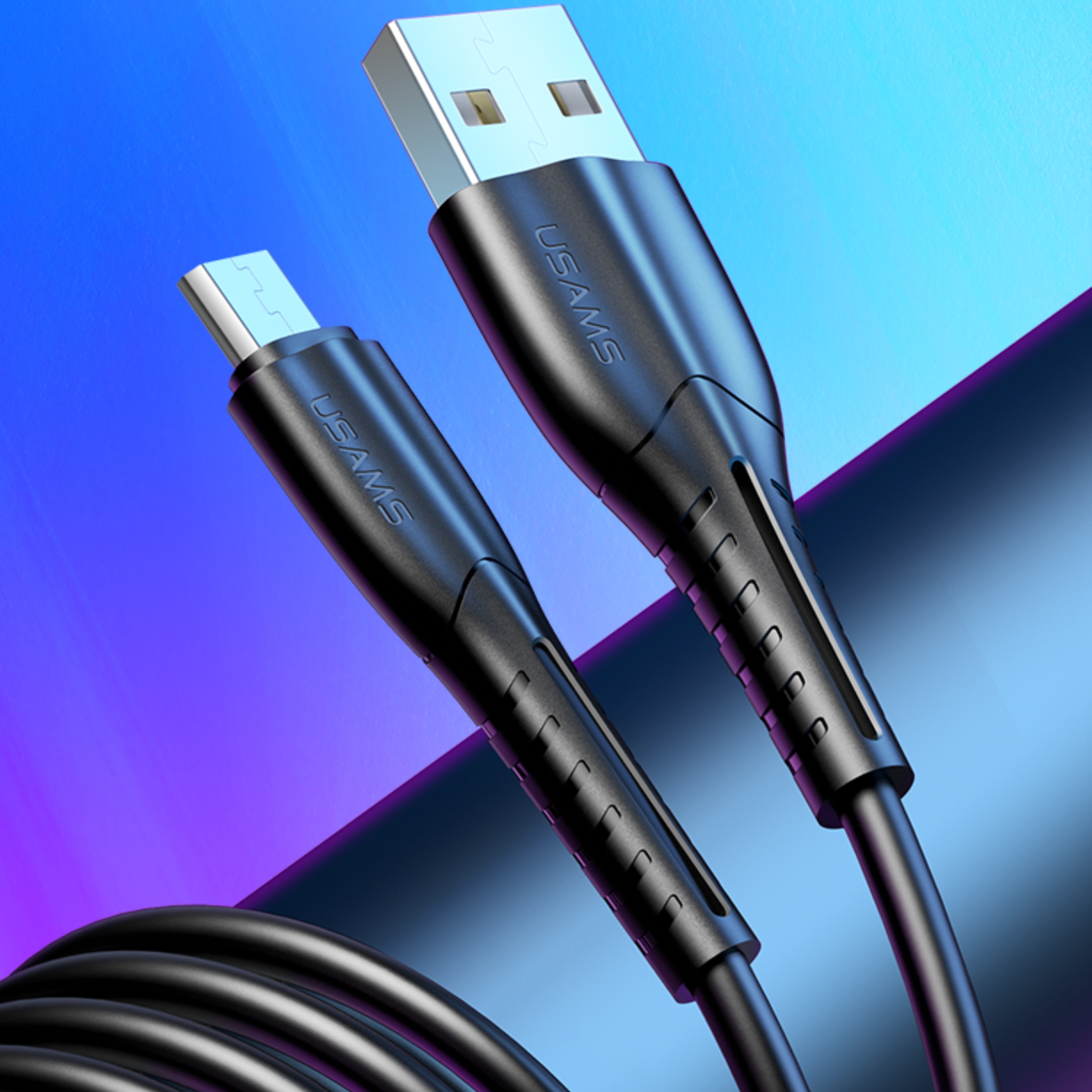 کابل تبدیل USB به MicroUSB یوسمز مدل US-SJ365 طول 1 متر