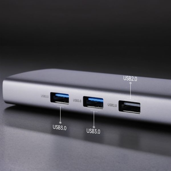 هاب 9 پورت USB-C باسئوس مدل BS-OH047