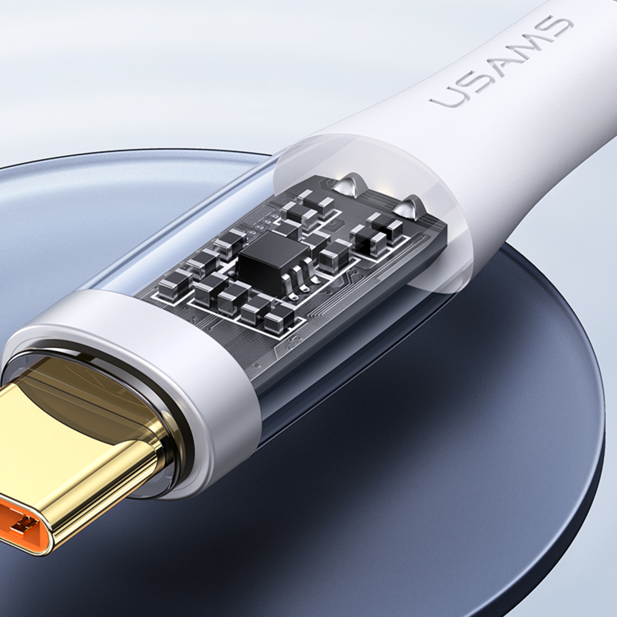 کابل تبدیل USB به USB-C یوسمز مدل US-SJ572 طول 1.2 متر